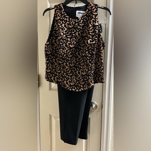 Designer Lois Snyder Dani Max Evening Lined Dress Tank with Capris by Fragile - Picture 1 of 10